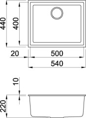 Quadra 105 Line Drawing