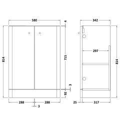 237DIRFL600WH